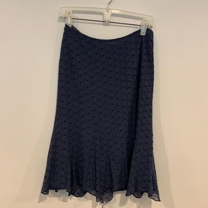 Express Skirts - Express Size 3/4 navy eyelet knee length skirt. Express Skirts - Express Size 3/4 navy eyelet knee length skirt.